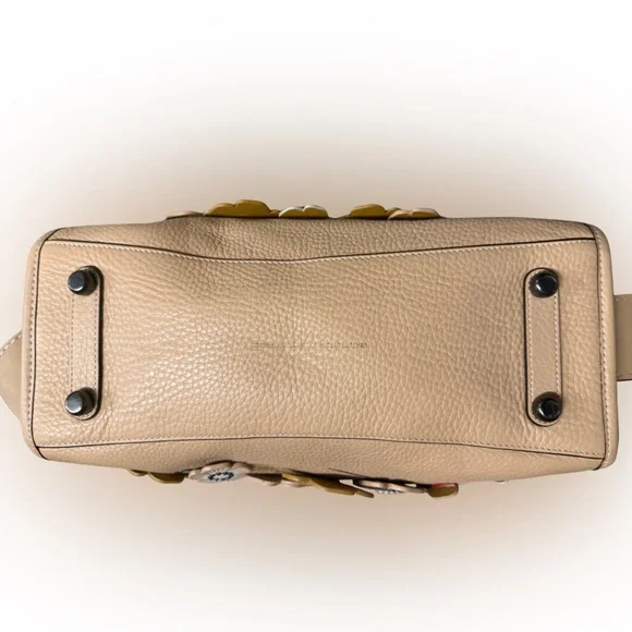 Coach Rouge 30 Tea Rose Tan Leather Bag - Picture 11 of 16